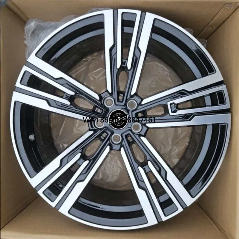 

5x112/5x112 Flow Forming Aluminum Alloy Racing Wheels 20-21 Inch New Concave Design Black Machine Face Finish for BMW 7 Series