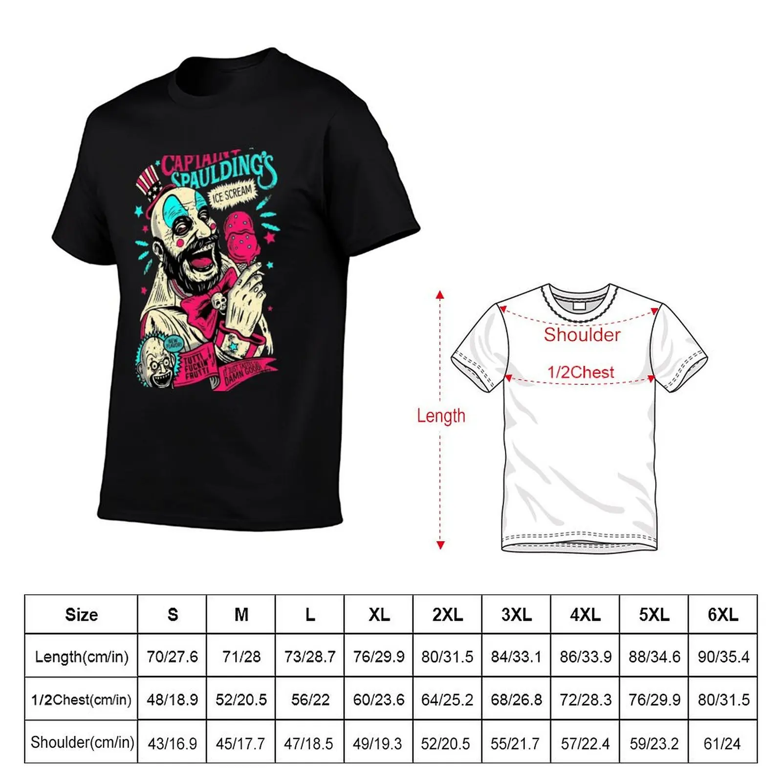 Captain Spaulding Hous T-Shirt custom t-shirts Man t-shirt men tshirt