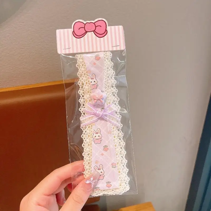 1 Stück Baby-Haaraufkleber mit kleinen Blumenmuster, Haarband für Kinder, Pony-Sticker, süße Kopfbedeckung für Mädchen – Detail 7