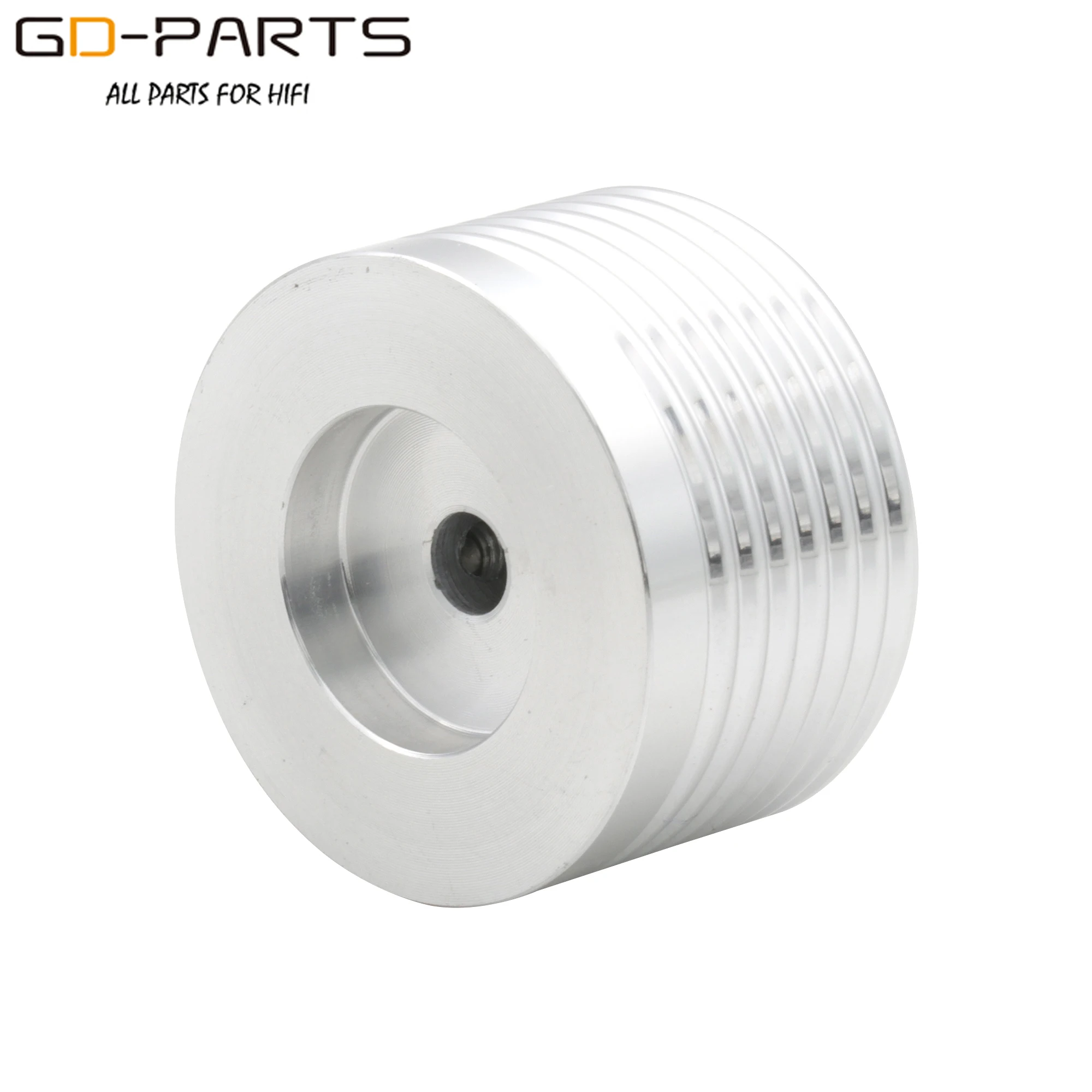 SILBER Eloxiert Cnc-gefräste Massivem Aluminium DAC CD-Player Lautsprecher Verstärker potentiometer Drehknopf 38x2 5mm 6,0mm loch 2PCS