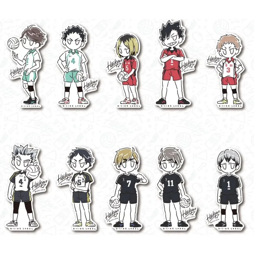 Game Oikawa Toru Kozume Kenma Kuroo Tetsurou Iwaizumi Hajime Mini Figure Doll Anime Acrylic Stand Model Cosplay Toy Gift