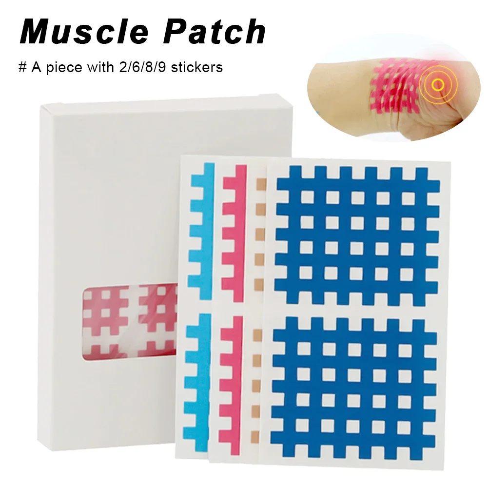

1 Piece 2/6//8/9 Stickers Kinesiology Sport Physio Muscle Care Tape Elastic Breathable Injury Support