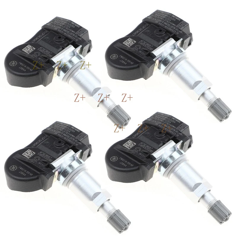 Z+  4X For Jaguar XF XE XJ XK -Type X-Type / Tyre Pressure Sensor 433MHz FW931A159AB