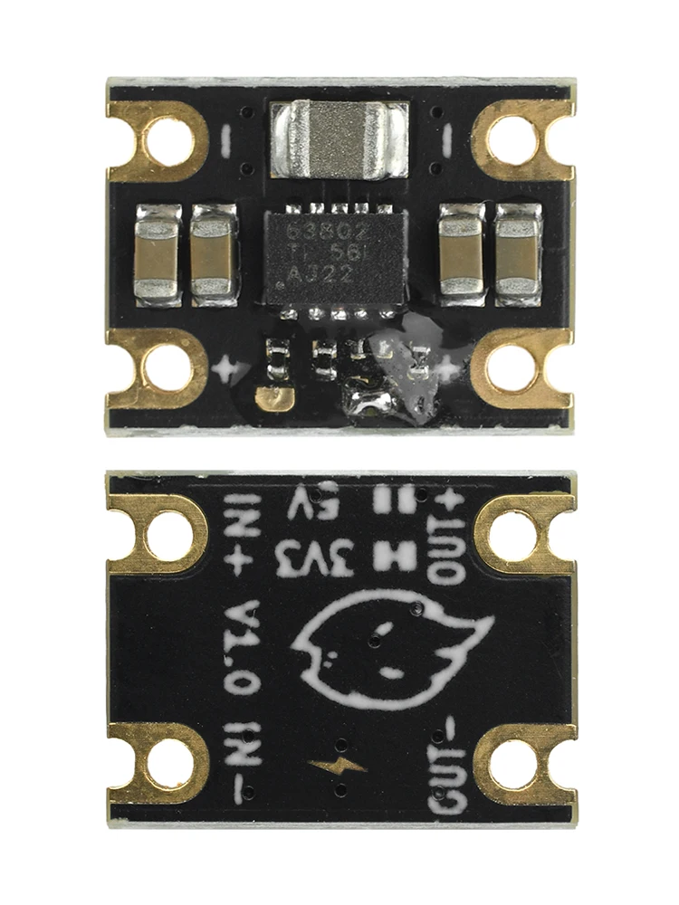 TPS63802 Mini Buck-Boost-Konvertermodul DC 1,8-5,5V zu 3,3V 5V 1A 2A Lithium-Batterie Aufwärts-/Abwärtsspannungsregler-Platine