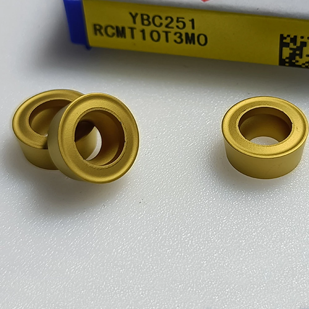 Original Lathe Machine Tool R5 R6 R4 RCMT0803MO RCMT10T3MO RCMT1204MO YBC251 YBG202 YBC252 YBD102 Milling Inserts Cutter Blade