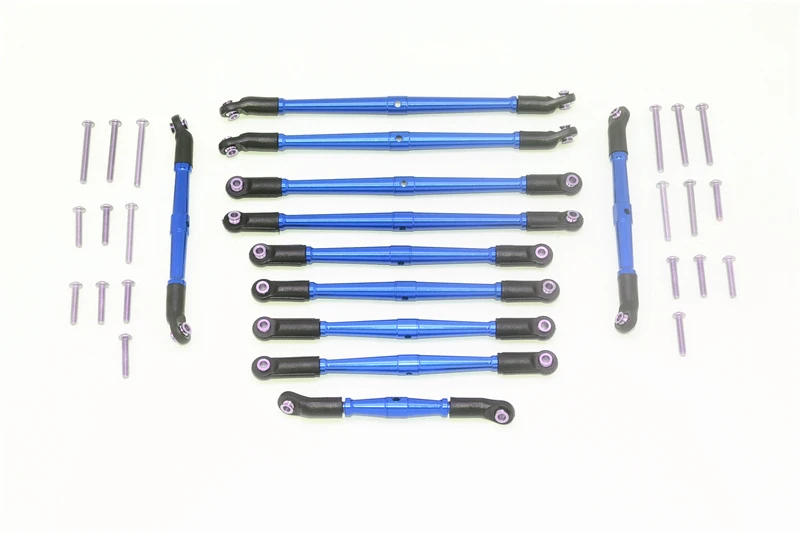 TENUES DE SUSPENSIÓN SUPERIOR Y INFERIOR AJUSTABLE DE ALUMINIO GPM para TRX-6 MERCEDES-BENZ G-63 MAG 6X6-88096-4