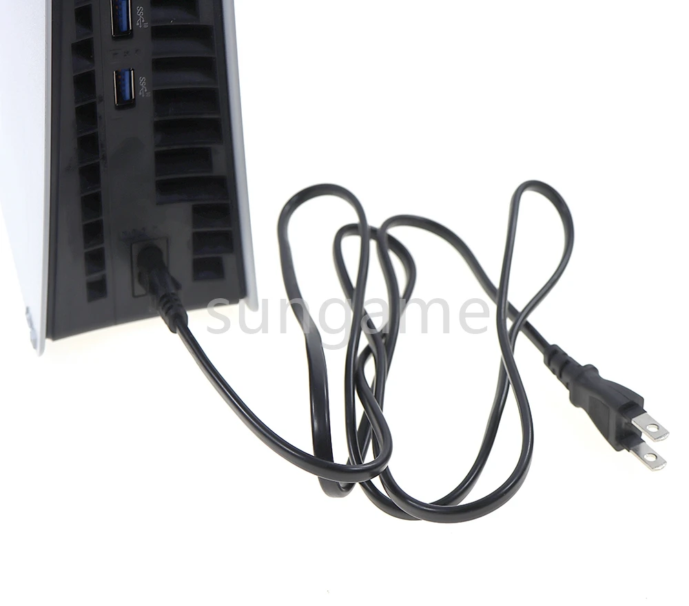 1pc For Playstation 5 Power Cable 1.5m Power Cable Figure 8 US Plug for PS5 Power Extension Cord