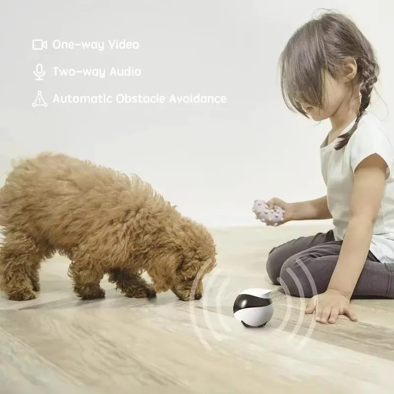 FurStarHome Security Camera With Self-Charging Night Vision Wireless Camera For Pet APP Remote Control Mobile