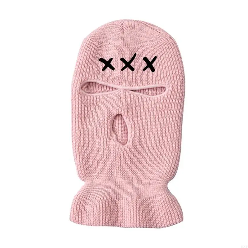 قناع محبوك لغطاء الوجه بالكامل بالاكلافا الشتوي الإبداعي حرف X للوي البارد