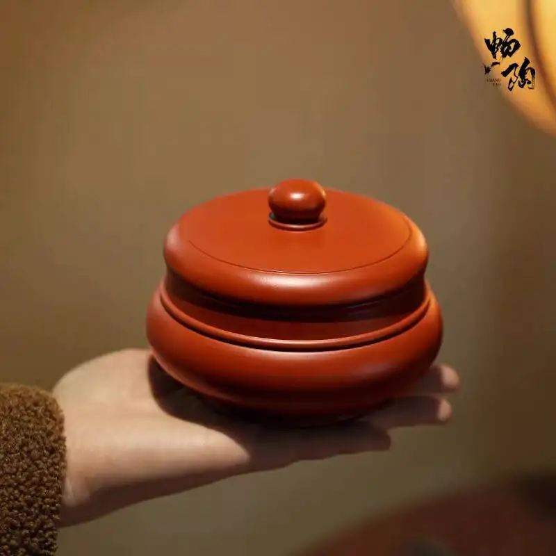 [Чантао] Креативная домашняя банка для хранения и заваривания чая Пуэр из исинской глины, глиняная банка для чая Дзен из глины Чжу