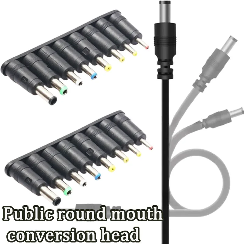 1-4PCS DC Male Female Round Plug Adapter Power Supply Converter Connector for Laptop Charger Cable Extension Accessories