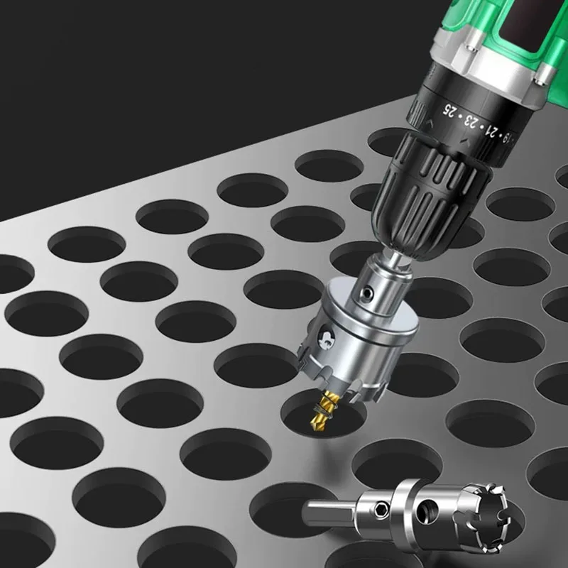1Pc TCT Hole Saw Carbide Tipped Hole Cutter 12mm To 300mm With Titanium-Plated Pilot Drill Bit For Stainless Steel Hole Saw