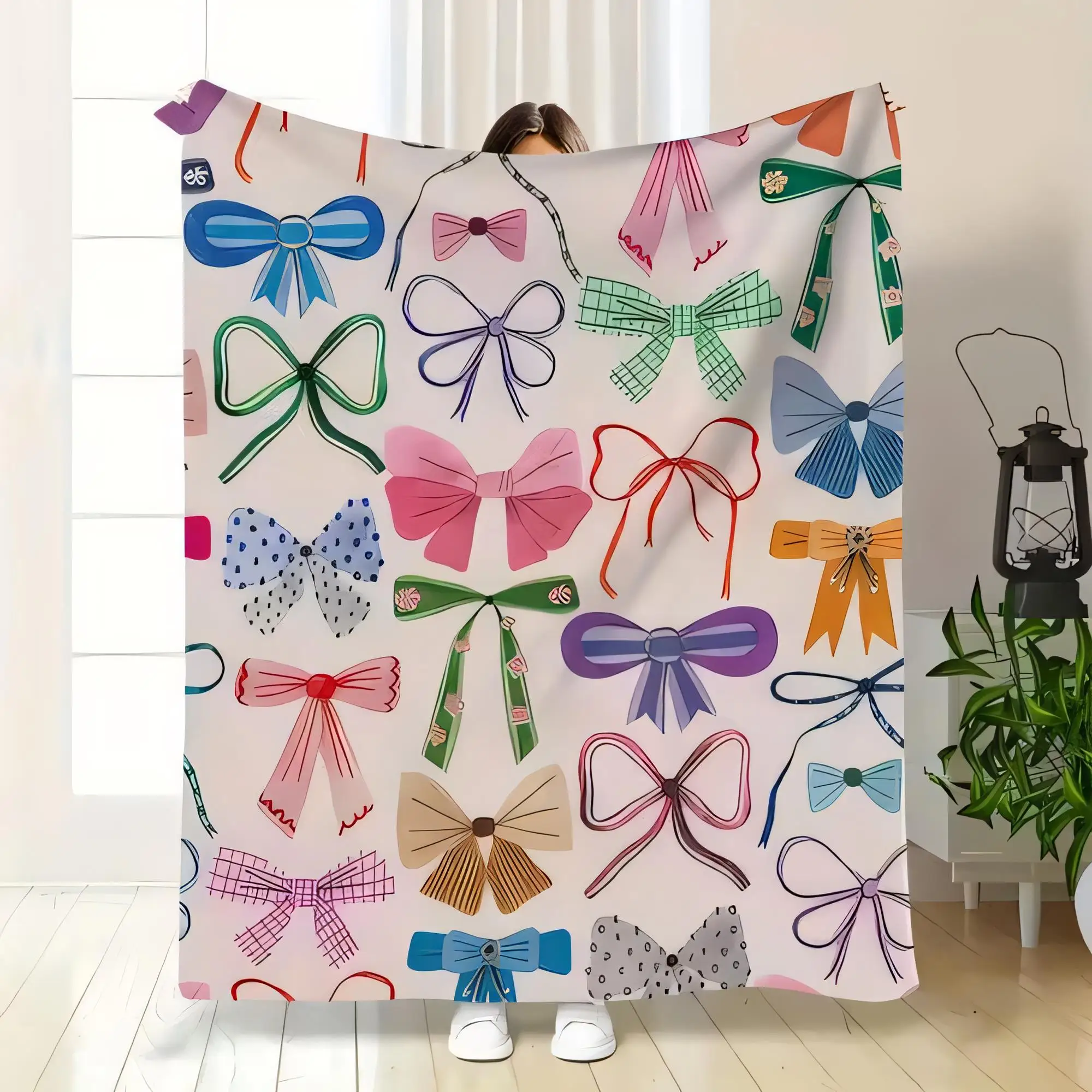 Manta Con Lazos Col…