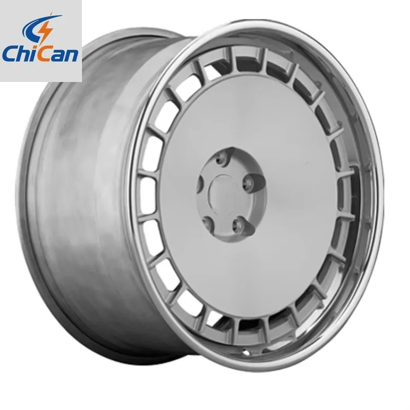

[2026]Chican Custom Forged 1 Piece T6061 Pancake Alloy Rims 18-24 Inch 5X112 5X108 5X114.3 5X120 Brushed 100mm PCD