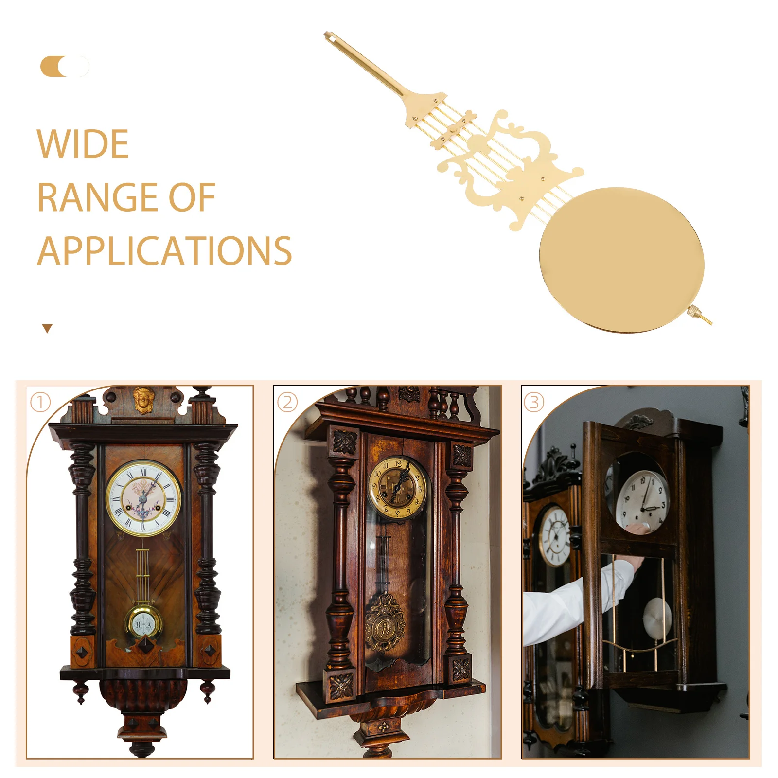 

Pendulum Accessories Clock Parts Mechanical Replacement Mechanism for Wall Standing Clock/grandfather