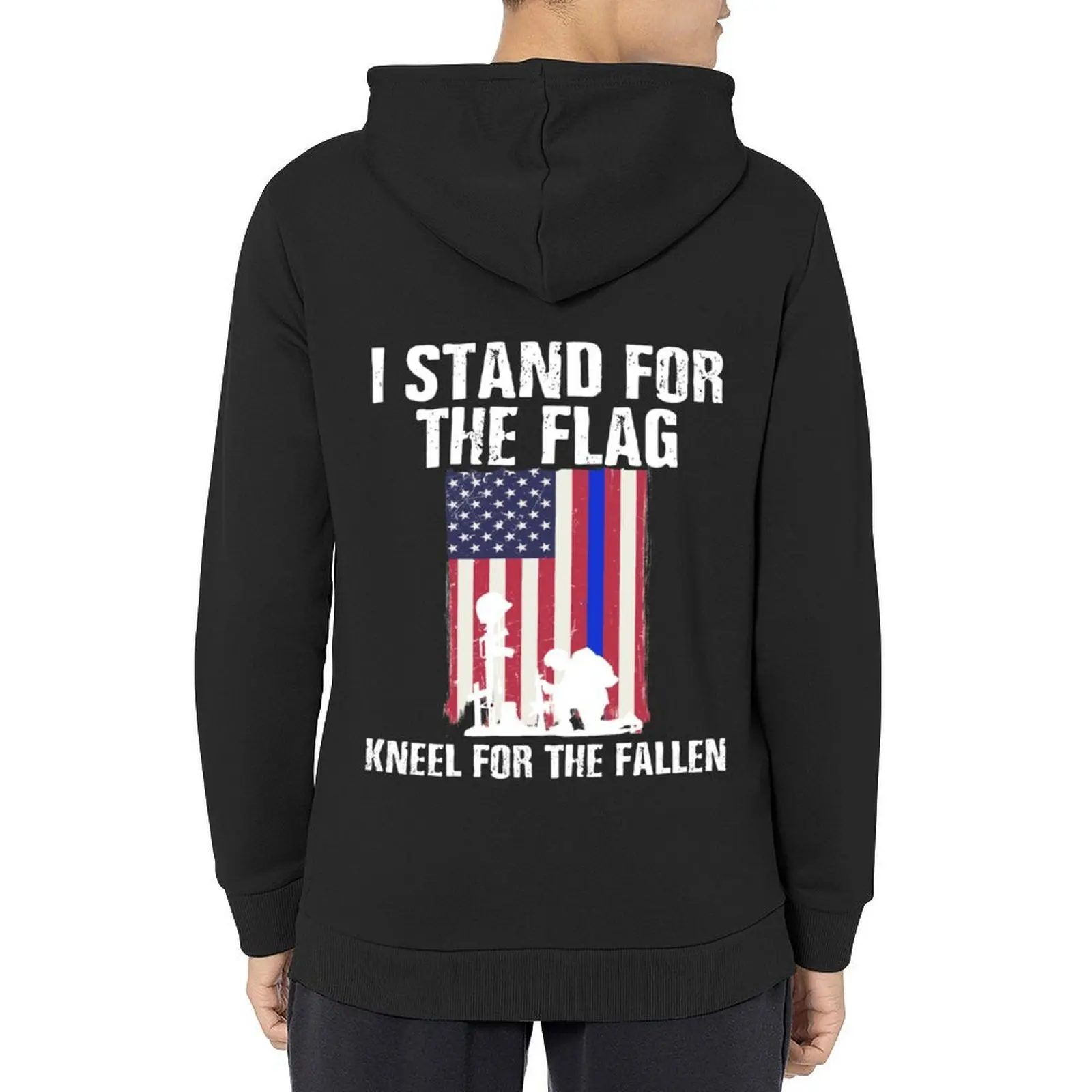 

I Stand For The Flag Hoodie autumn jacket men men's clothing korean autumn clothes men's coat hoodie man