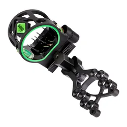 Compound Bow 5-needle Sight Aluminum Alloy Adjustable with Light Aiming Outdoor Archery Accessories