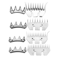 Stainless Steel Blade Sheep Clipper Blade Stainless Steel Sheep Clippers Blade High Hardness Cutting Shearing Cutter Replacement