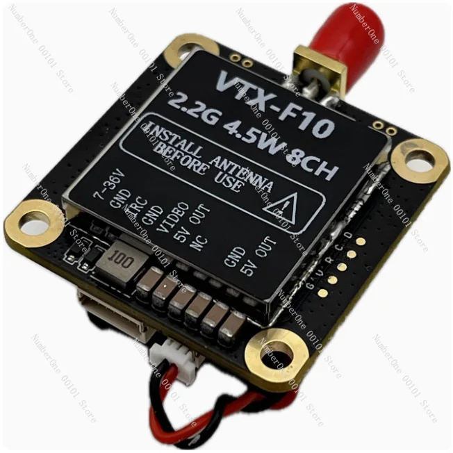 1.7G VTX 1.6W analog image transmitter 1.7G VRX analog image transmission and reception compatible video glasses
