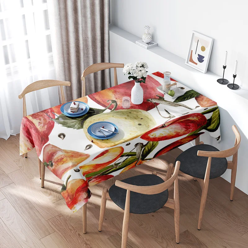 Modern Fruit Tablecloth Print Flower Table Cover for Dining Room Decorations in Kitchen Dining Sets from Home Garden on AliExpre
