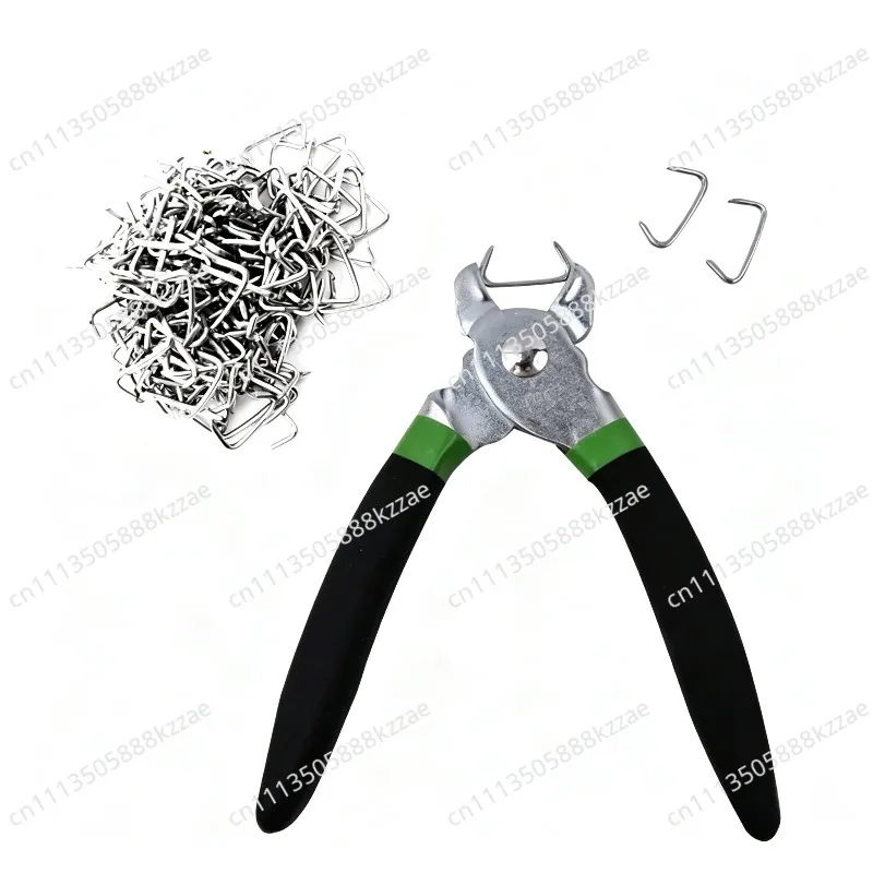 Hog Ring Pliers Kit with Rings Tool Set for Seat Cover Upholstery Durable