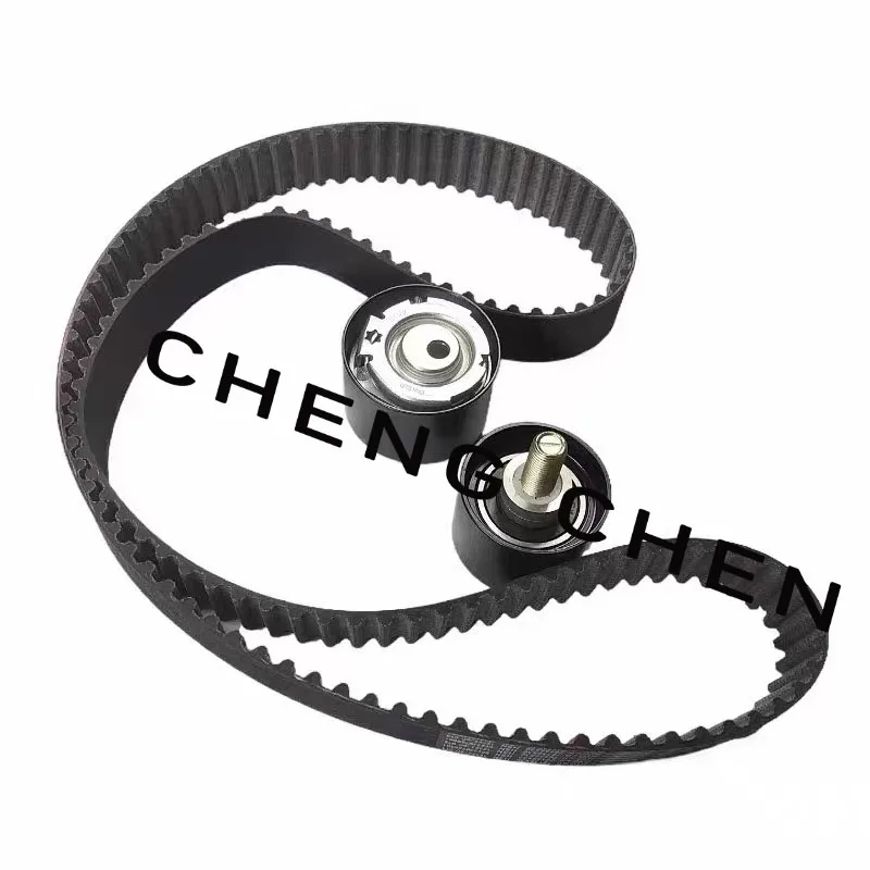 Automobile engine timing belt, timing tensioner pulley, idler pulley for JAC Sunray 2.8 oem 1007050FA161 1007020FA161 1007030FA