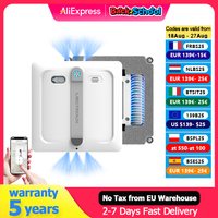 2025 NEW Robot Window cleaner Liectroux S9,Updated Laser, 2 roller brushes,6-way water pump spray,9KPa,app control,voice prompts