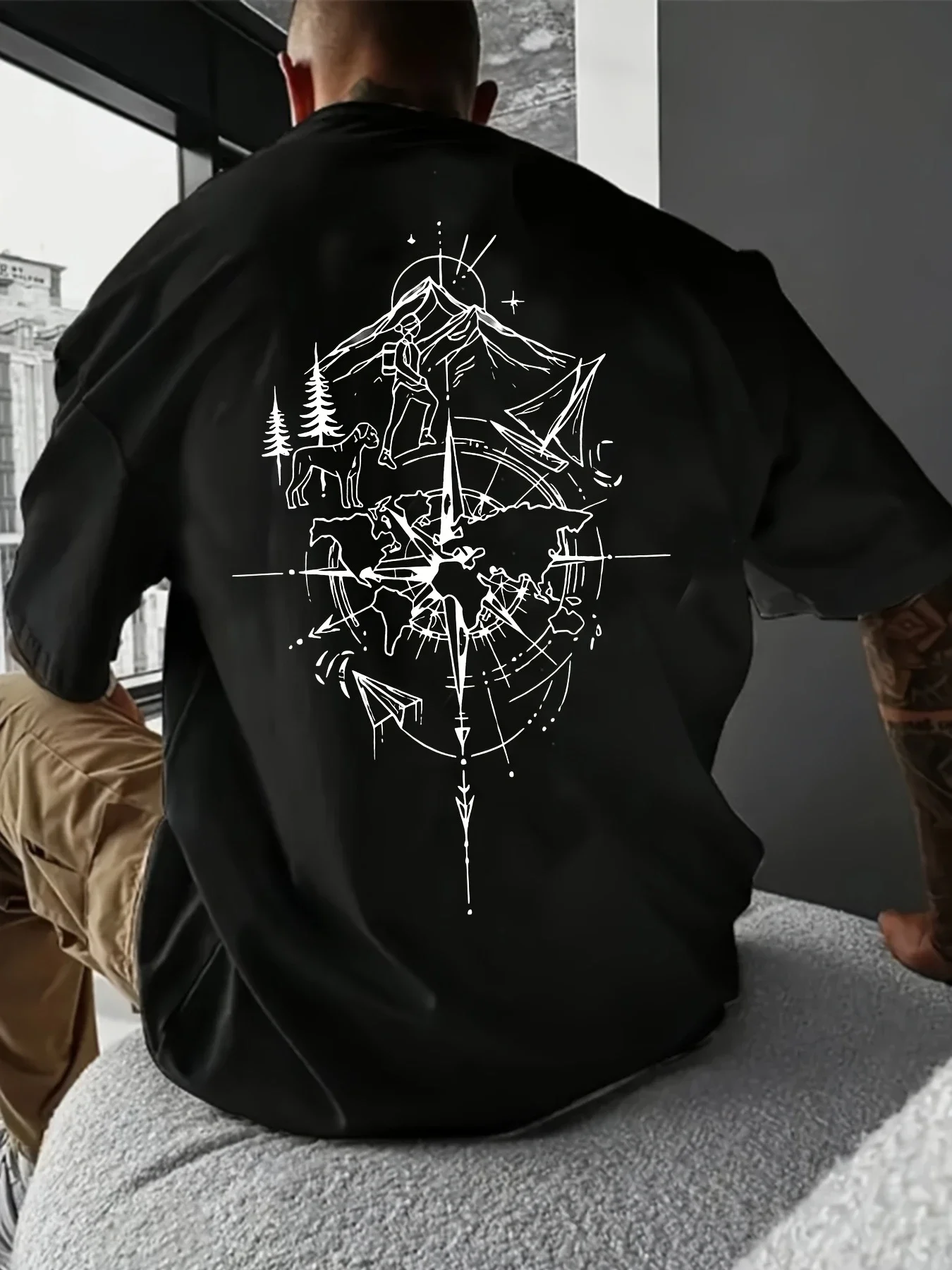 T-Shirt à Manches C…