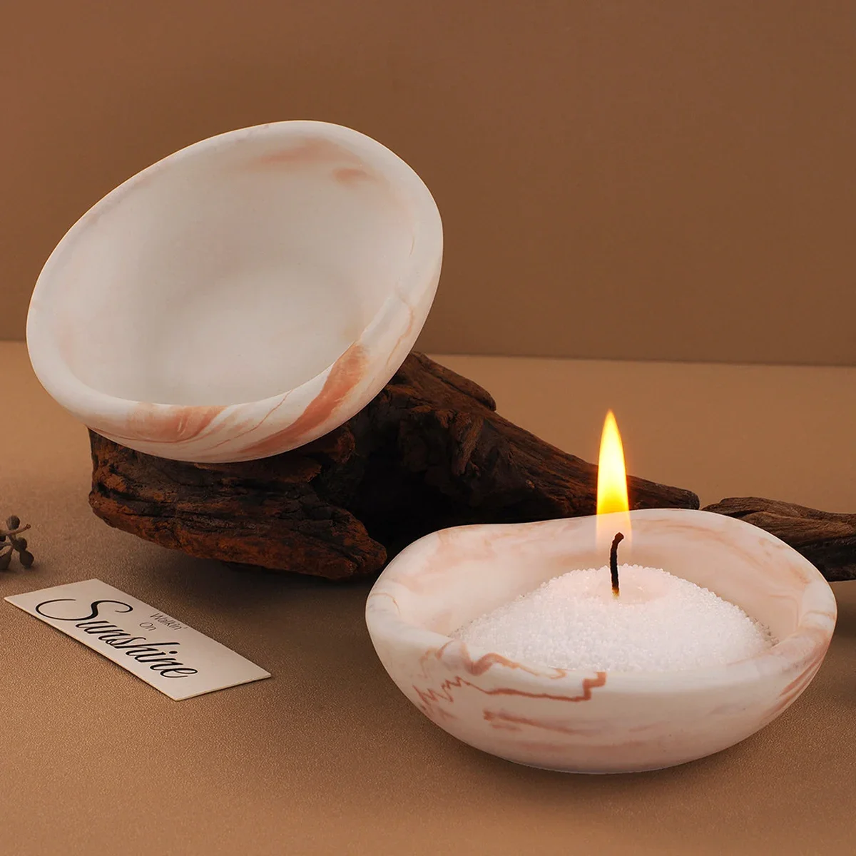 

Mini Candle Bowl Silicone Mold DIY Candles Container Craft Making Supplies Plaster Resin Storage Tray Casting Molds Home Decor