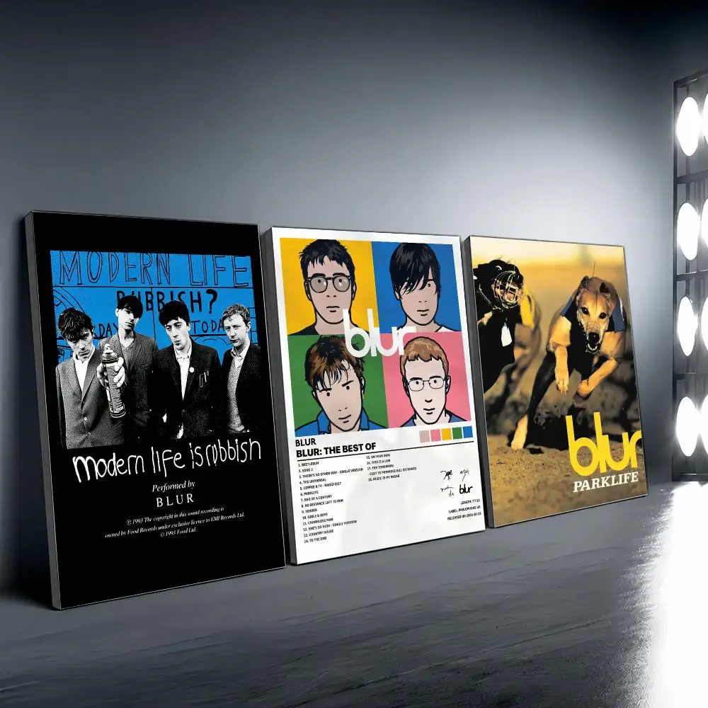 Band B-blur Poster Vintage Wall Art Aesthetic Room Decor Print Living Room Bedroom Home Decoration