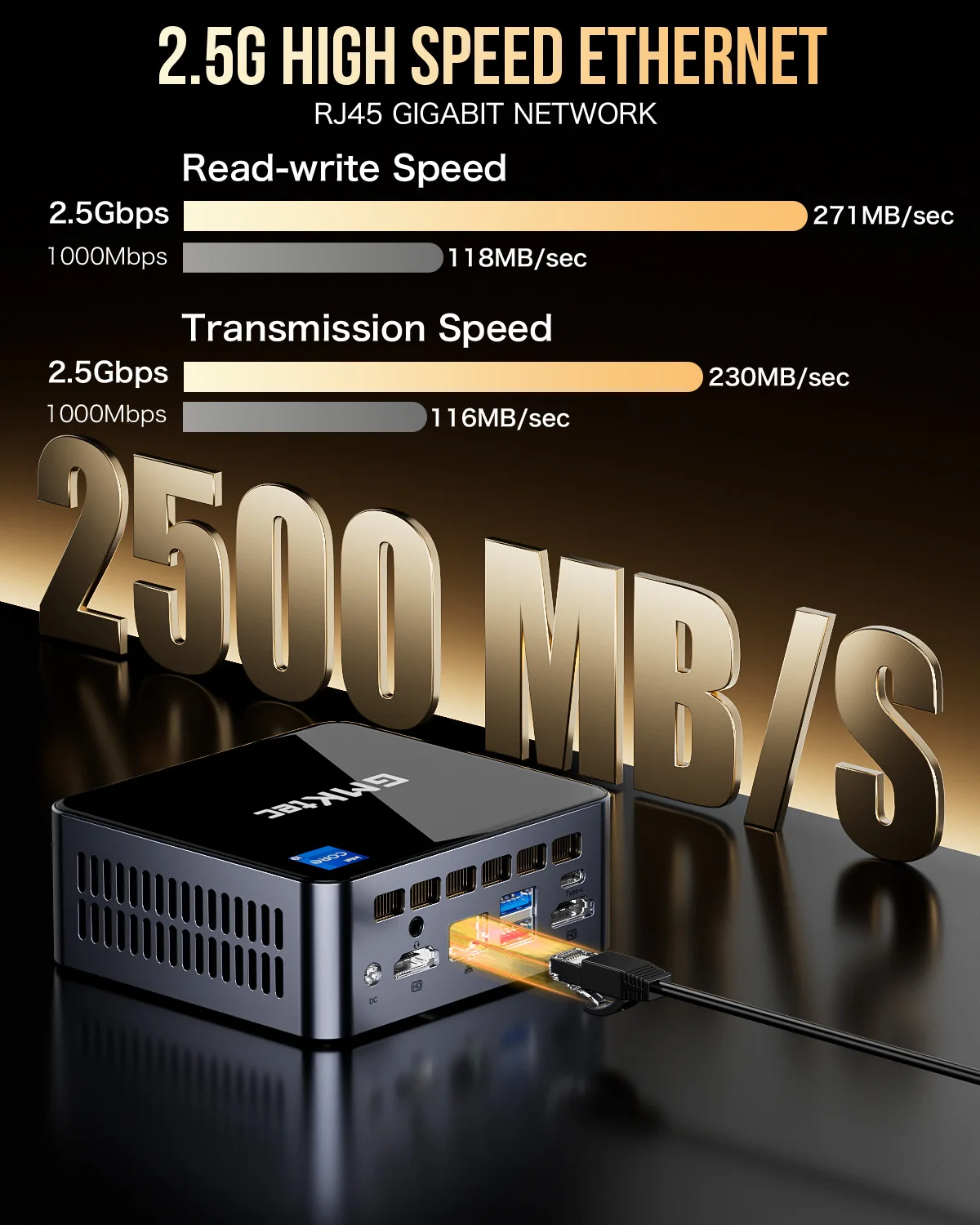 كمبيوتر ألعاب صغير GMKtec M3 Plus Core I9-12900HK Mini Host DDR4 SSD Win 11 Pro تخصيص كمبيوتر مكتبي