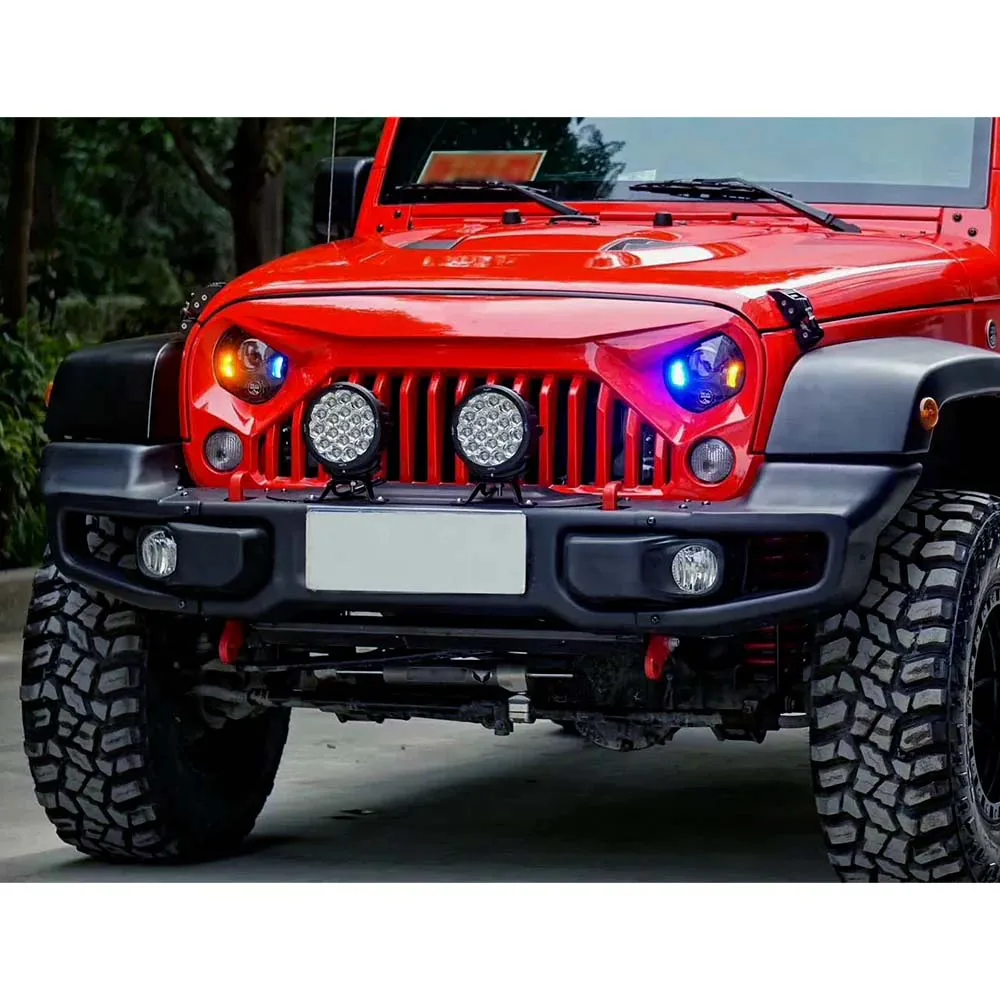 Front bumper for Wrangler JK 2007 10 anniversary style W/End caps automotive modified accessories FR bumper for Jeep parts