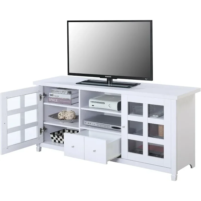 Newport Park Lane Drawer TV Cabinet with Storage and Shelves, Entertainment Center