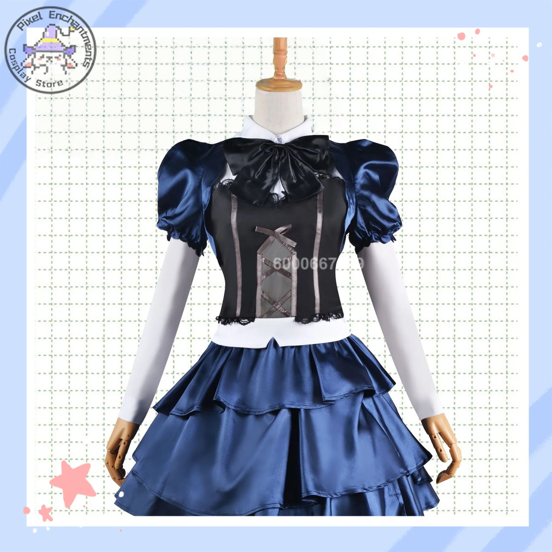 

Love Chunibyo Other Delusions Rikka Takanashi Lolita Fashion Cosplay Costume Lolita -inspired Full Anime Outfit Collection Dress