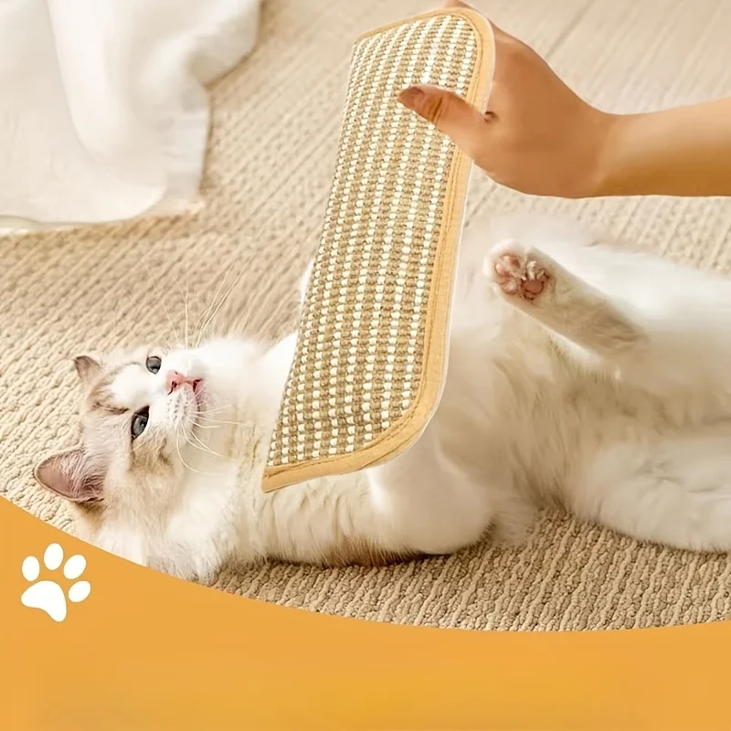 Multifunctional Cat Scratcher Board Wear Resistant No Dust Teething Toy Furniture Protector Kitten Training Gift for Cat Lovers view 5