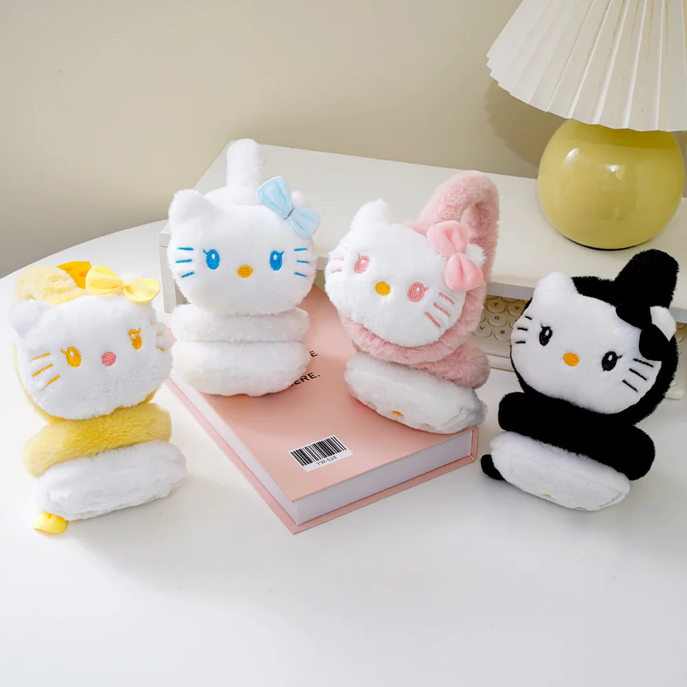 1pcs2024 جديد الشتاء الكرتون الدافئة والباردة عالية المظهر غطاء للأذنين الأفقي الطلاب الجميلين غطاء للأذنين مقاومة البرد #1