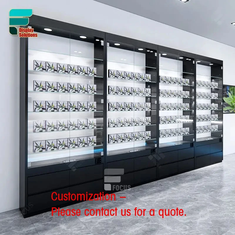 custom.High Visibility Display Rack Multi Tier Shelves Steel Frame Display Unit