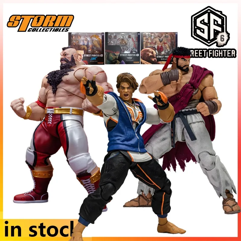

Готовый продукт STORM, подвижная изысканная кукла серии Street Fighter 6, аниме, длинная фигурка, игрушки, модель, праздничный подарок для мальчиков