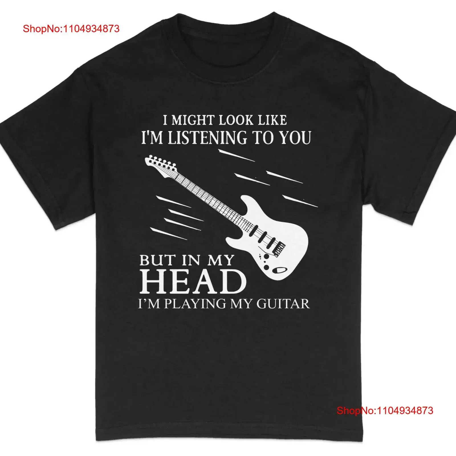 Camiseta para amantes de la guitarra, músico divertido, estoy jugando mi en la cabeza, guitarrista genial, ropa de calle lavada vintage, ropa de diseñador de moda