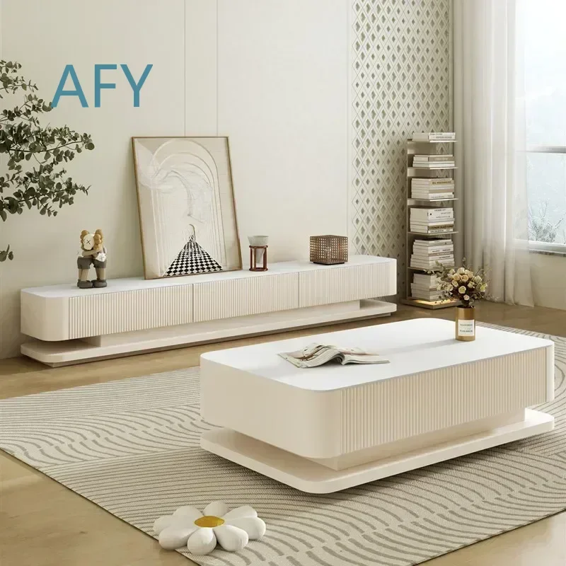 Premium Modern TV Stand for Monitor Living Room Entertainment Center Console Cabinet Display Table Media Unit for Home Office
