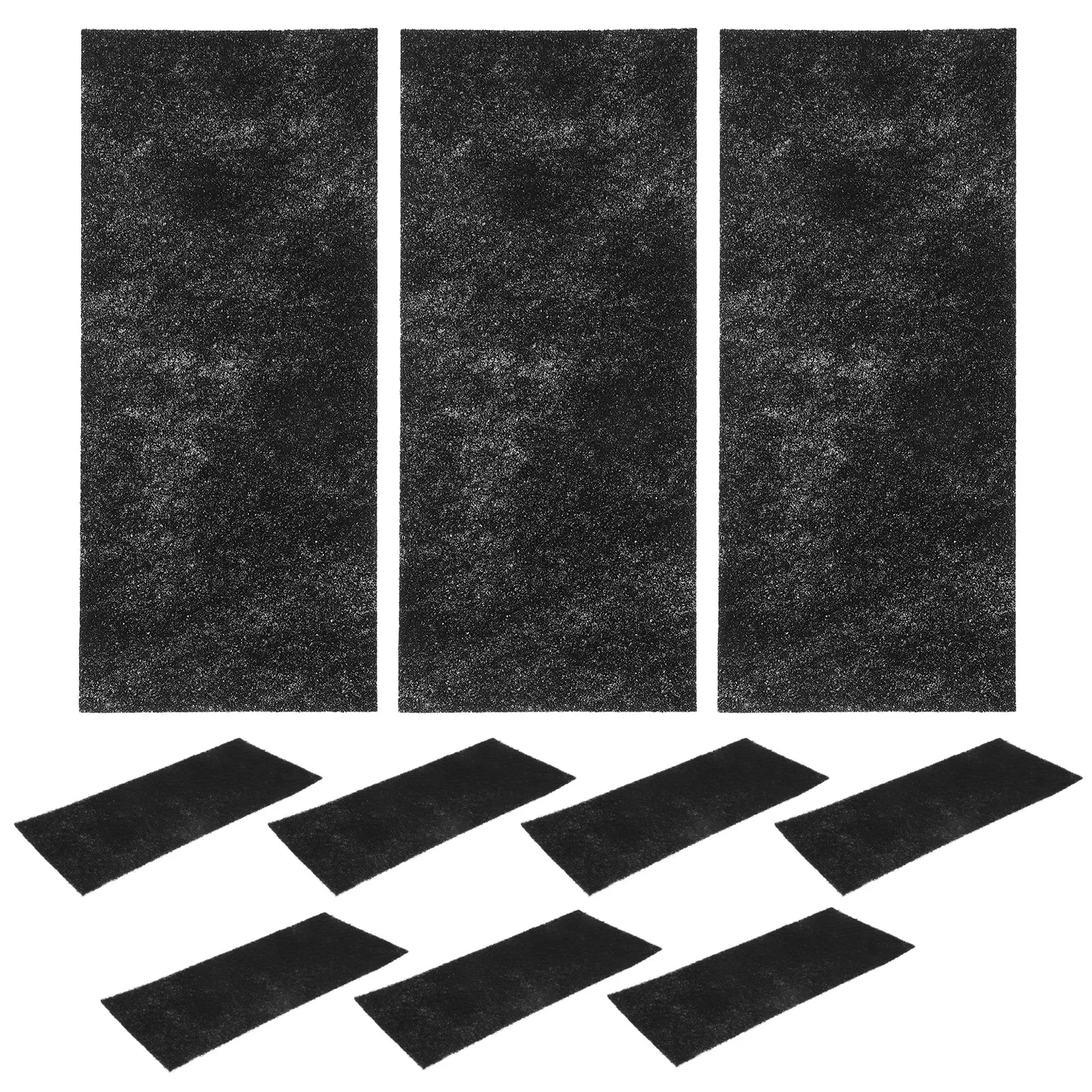

10 Sheets Filtration Pad Air Vent Filter Charcoal Screen Reusable Tear Resistant Air Conditioning Filter for Home Kitchen Heater