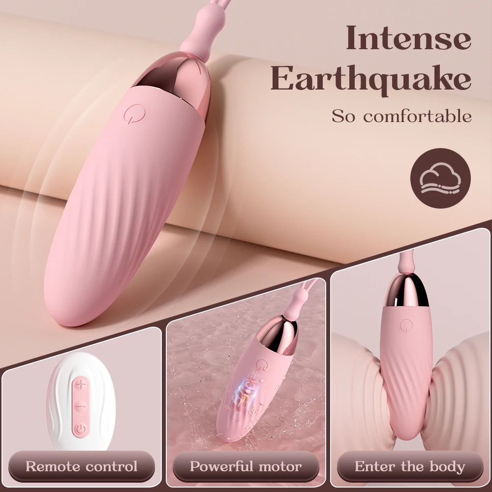 Remote Control Vibrating Egg Vagina Vibrator for Women Wearable Panties Vibrator Female Masturbation Adult Sex Toys for Couples view 4