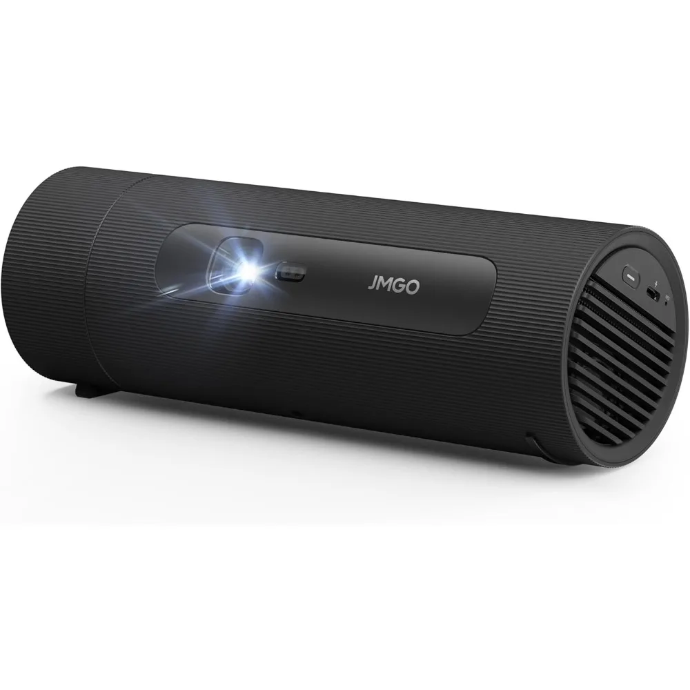 جهاز عرض Gimbal دوار جديد للزجاجة، بطارية 4.5 ساعة، جهاز عرض خارجي ذكي ومحمول، 1080P FHD، 420 لومن ISO