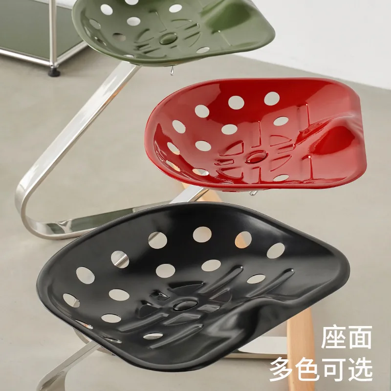 Tractor Chair Stool Creative Personality Stainless Steel Dining Chair ins Leisure Chair