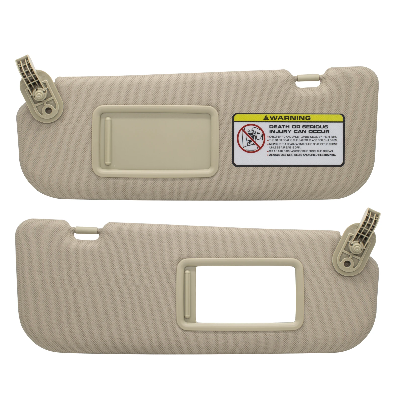 

Left Driver & Right Passenger Side Sun Visor Replacement Compatible with Elantra 2011-2016 Replace# 852103X000TX