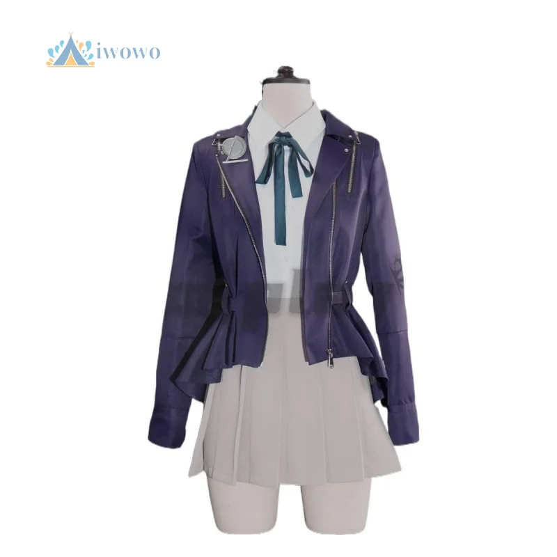 

Game The Hundred Line Cosplay Nozomi Kirifuji‌ Costume College JK Coat Dress Uniform Halloween Carnival Party Fantasia Suit