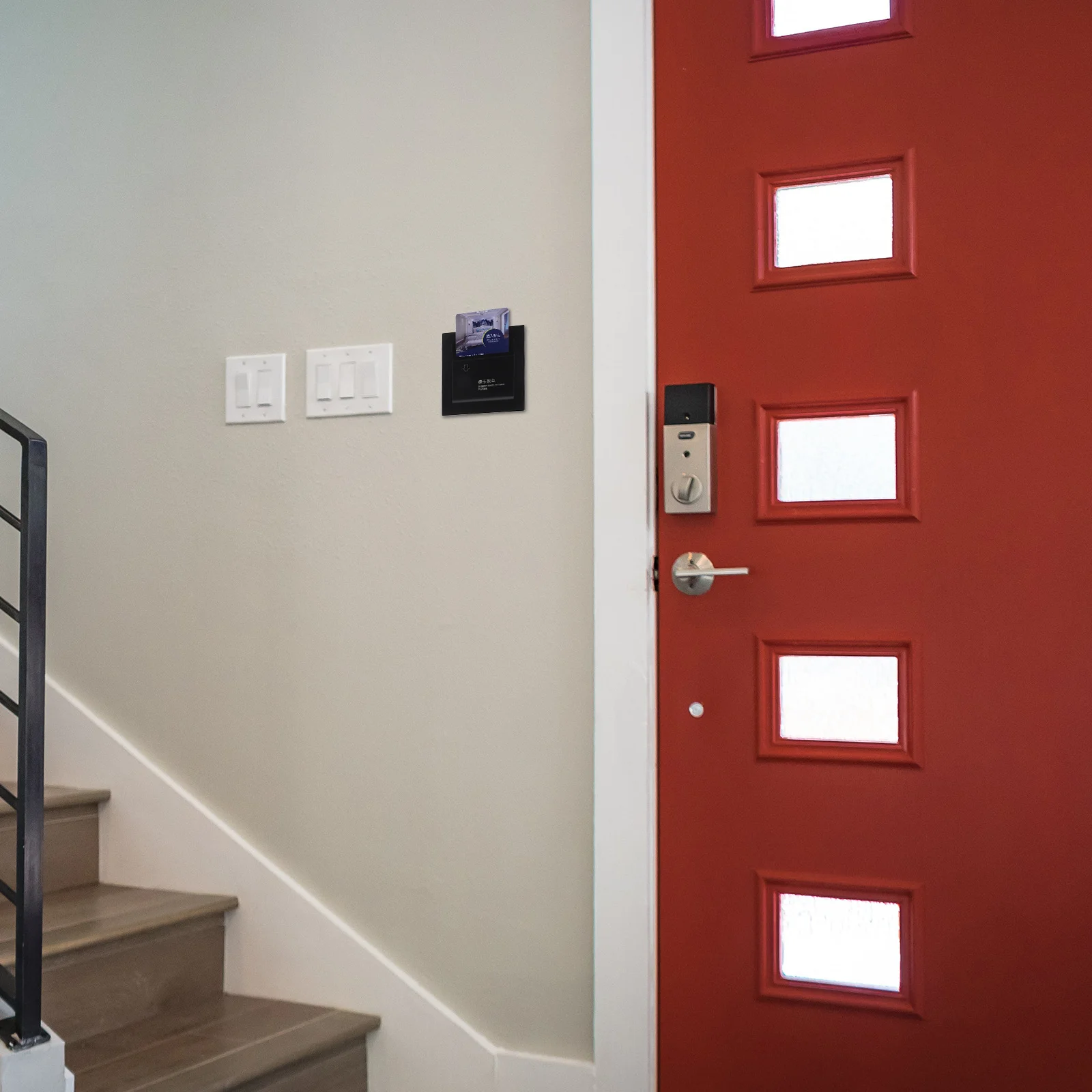 

Electricity Recognition Panel Insertion Reliable Hotel Energy Saving Panel Room Accessory