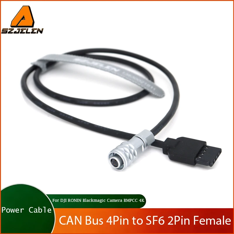 Power Cable For DJI RONIN-S power to SF6 2Pin Female Plug (BMPCC 4K 6K) for Blackmagic Pocket Cinema Camera BMPCC 4K 6K