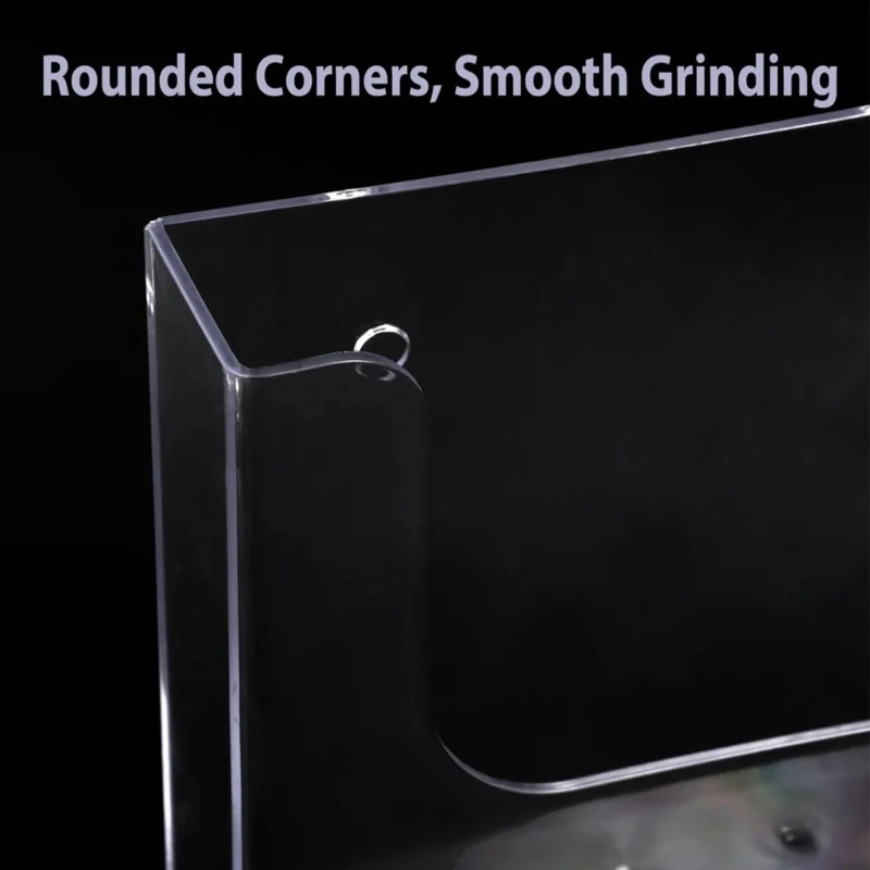 

Heavy Duty Wall Mounted File Holder Clear Acrylic Document Organiser Display Rack For School Office Wall Organization