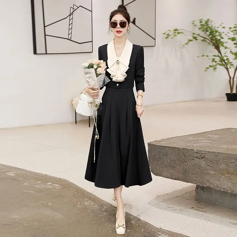 Xiaoxiangfeng Suit Sets 2023 Spring Autumn Korean Fashion Elegant Short Jackets High Waist Half Skirt Two Piece Set For Women